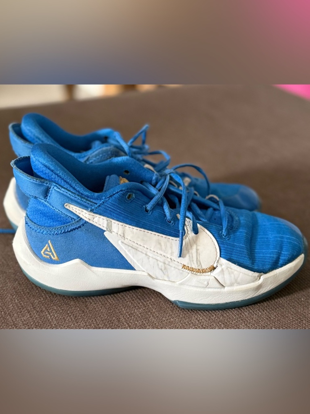 Nike Basketball Sneakers with White Swoosh